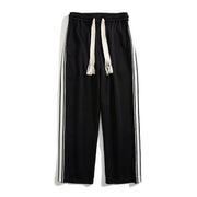 Men's Casual Striped Loose Wide Leg Pants