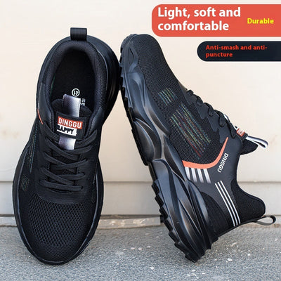 Safety Shoes Anti-smashing EVA Foam Rubber And Plastic Sole Breathable Lightweight