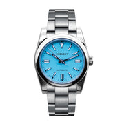 Men's Stainless Steel Luminous 5ATM Waterproof Automatic Mechanical Watch