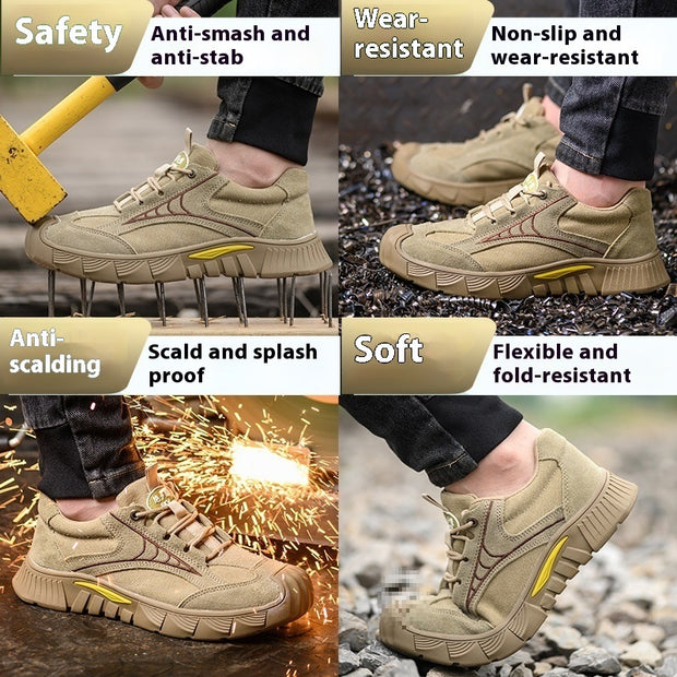 Labor Protection Shoes Are Lightweight And Breathable For Summer Work