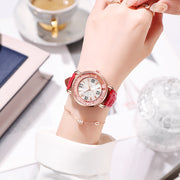 Quicksand Beads Watch Female Belt Quartz Watch