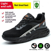 Safety Shoes Anti-smashing EVA Foam Rubber And Plastic Sole Breathable Lightweight