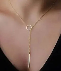 2019 Fashion New Personality Peach Heart Love Long Pendant Women's Necklace Metal Birthday Gift Jewelry Statement Necklace