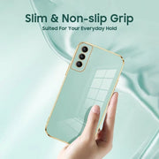 For A15 Case Samsung Galaxy A05 A25 A35 A55 A14 A24 A34 A54 A13 A23 A33 A53 A73 A52 Luxury Square Plating Shockproof Back Cover