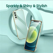 For A15 Case Samsung Galaxy A05 A25 A35 A55 A14 A24 A34 A54 A13 A23 A33 A53 A73 A52 Luxury Square Plating Shockproof Back Cover