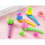 1pcs Montessori Blow Pipe &amp Balls Toy Child Board Game Party Bag Fillers Wedding Kids Educational Toys for Kids Children