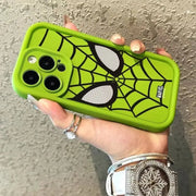 Marvel Spider Man Black Super Cool Spider Web Phone Case For iPhone 15 14 13 12 11 Pro Max XR XS 78Plus MINI Y2K Soft Back Cover