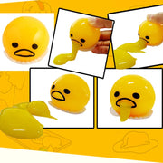 Puking Egg Yolk Stress Ball With Yellow Goop Relieve Stress Toy Funny Squeeze Tricky AntiStress Disgusting Egg Toy Kids Gift