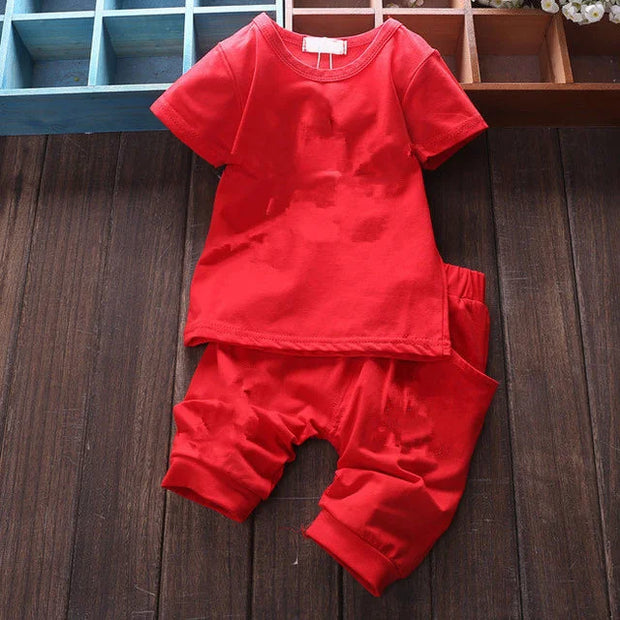 Brand Baby Clothing Designer Newborn Clothes 2024 Summer Baby Girls And Boys Suits Short Sleeved T-shirt + Shorts Clothing Sets