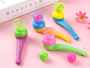 1pcs Montessori Blow Pipe &amp Balls Toy Child Board Game Party Bag Fillers Wedding Kids Educational Toys for Kids Children