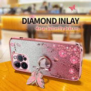 For Samsung S21 Ultra S20 FE S24 Plus S23 FE S22 S20 S21 S24 Ultra Case Secret Garden Butterfly Bracket Soft Cover