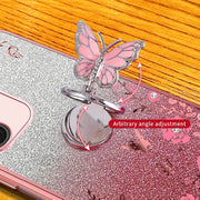 For Samsung S21 Ultra S20 FE S24 Plus S23 FE S22 S20 S21 S24 Ultra Case Secret Garden Butterfly Bracket Soft Cover