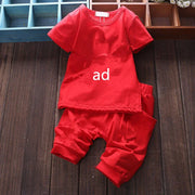 Brand Baby Clothing Designer Newborn Clothes 2024 Summer Baby Girls And Boys Suits Short Sleeved T-shirt + Shorts Clothing Sets