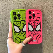 Marvel Spider Man Black Super Cool Spider Web Phone Case For iPhone 15 14 13 12 11 Pro Max XR XS 78Plus MINI Y2K Soft Back Cover