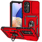 For Samsung Galaxy A15 a15 Case Slide Camera Shockproof Armor Phone Case For Samsung A15 A 15 15A Magnetic Ring Stand Back Cover