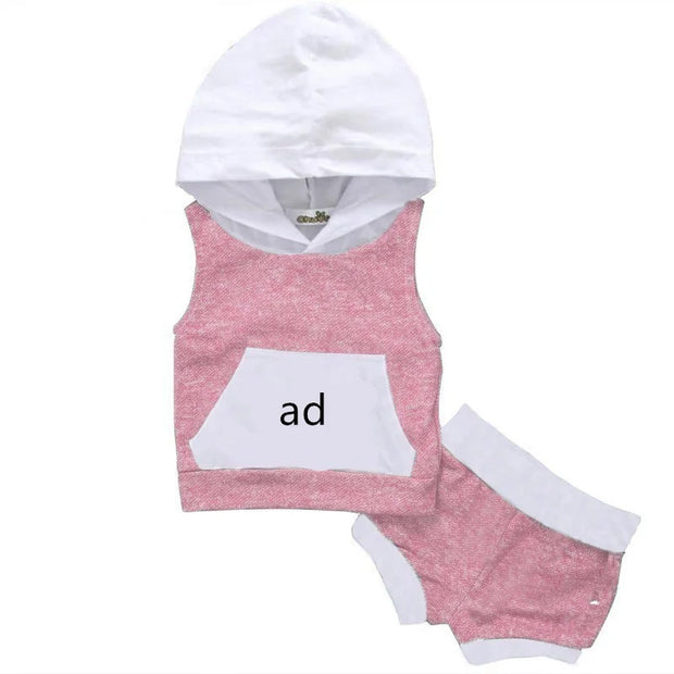 Brand Baby Clothing Designer Newborn Clothes 2024 Summer Baby Girls And Boys Suits Short Sleeved T-shirt + Shorts Clothing Sets