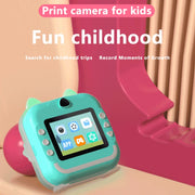 Children 1080P HD Digital Camera Toys Instant Print for Kids Thermal Print Camera Instant Print Photo Video With 32G Memory Card