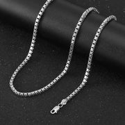 ORSA JEWELS Italian 925 Sterling Silver 2.6mm 3.7mm 5.0mm Flat Mariner Chain Necklace for Women Men Fashion Silver Jewelry SC78