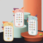 Baby Simulation Phone Toy with Teether Infant Early Education Learning Machine Music Sound Telephone Sleeping Toys for Kids Gift