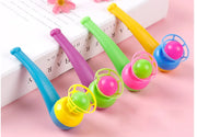 1pcs Montessori Blow Pipe &amp Balls Toy Child Board Game Party Bag Fillers Wedding Kids Educational Toys for Kids Children