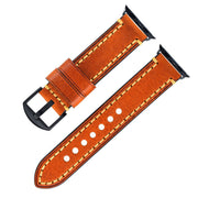 Casual Simple Top Layer Cow Leather Watch Strap