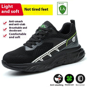 Safety Shoes Anti-smashing EVA Foam Rubber And Plastic Sole Breathable Lightweight