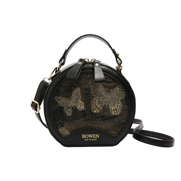 Ladies New Fashion All-matching Small Round Bag